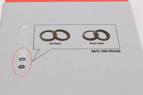 01-2020 Yamaha Yzf R6 Oem Fork Seal Kit c7248