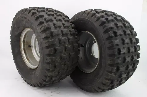 2003 Polaris Predator 90 Rear Back Wheels Rims W Tires W 0114