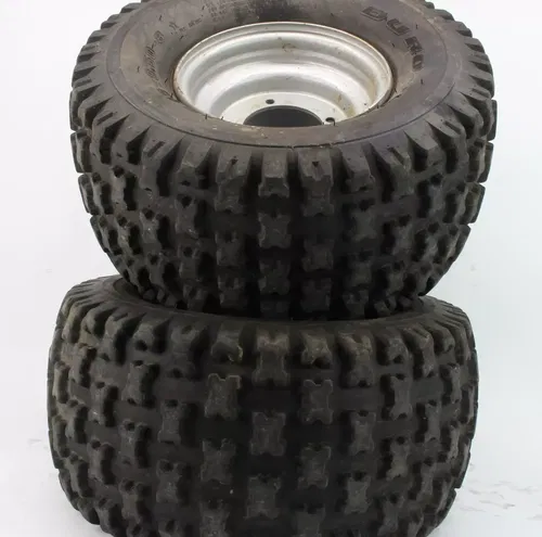 2003 Polaris Predator 90 Rear Back Wheels Rims W Tires W 0114