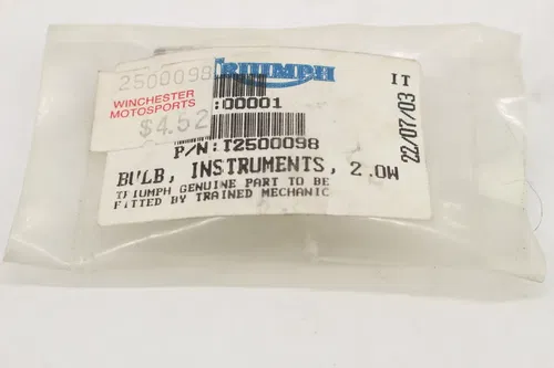 2004 Triumph Speed Triple Instrument Bulbs k7248