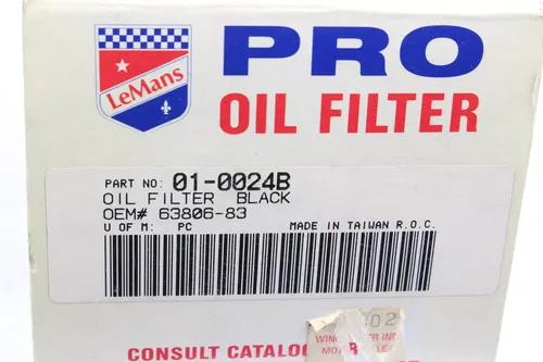 Genuine LeMans Pro Series Harley-Davidson Oil Filter 01-0024B 63806-83 2688