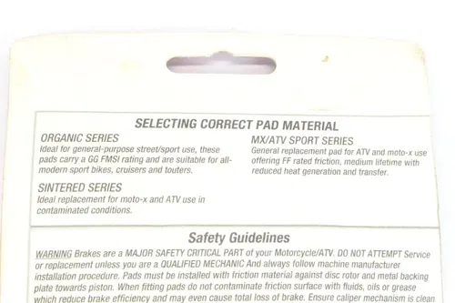 Honda TRX 400ex 300ex PERFORMANCE PLUS Brake Pads Front Rear Kawasaki Yamaha