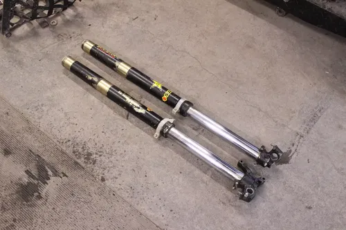 2006 Suzuki Rmz450 Oem Right Left Front Suspension Forks Shocks p0067