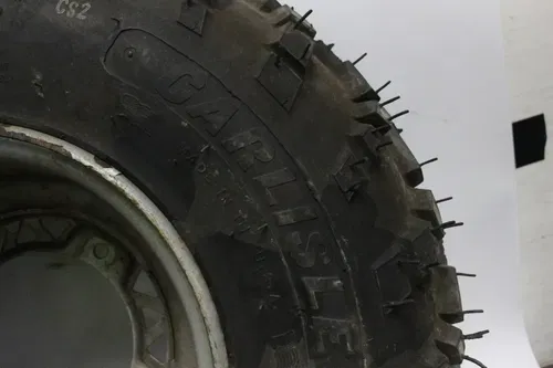 2004 Polaris Scrambler 500 4x4 Oem Front Wheel Rim And Brand New Tire S1948