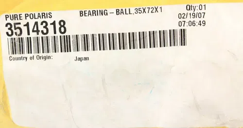 OEM Polaris Sportsman Ranger Crankcase Ball Bearing 3514318 2688