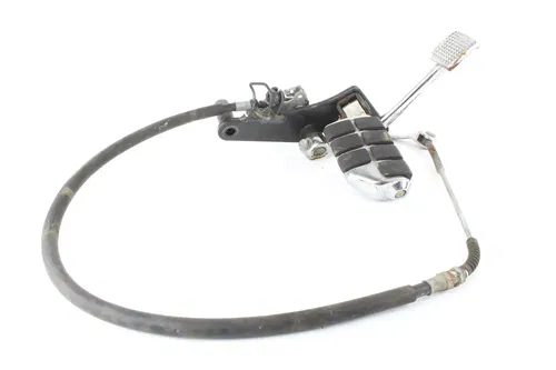 2002 Kawasaki Vulcan 500 Right Front Foot Rest w/ Brake Pedal 34003-1438 4526