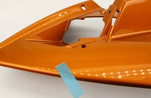 2013 Moto Guzzi Stelvio 1200 Left Orange Side Cover Panel Cowl Fairing 2688