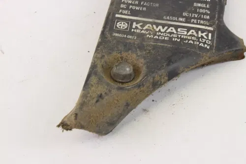 Kawasaki Generator GA3200A Oem Label Specification c7248