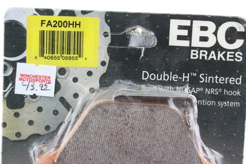 EBC High Performance Double H Sintered Harley-Davidson Brake Pads FA200HH 2688