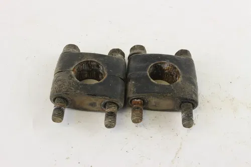 2001 Suzuki Quadrunner 250 Ltf250 2x4 Handlebar Handle Clamps Mounts c0514