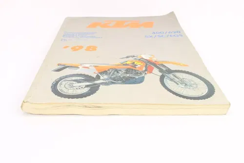 1998 Ktm 620 400 SX SC EGS Original Owners Manual Book 9681