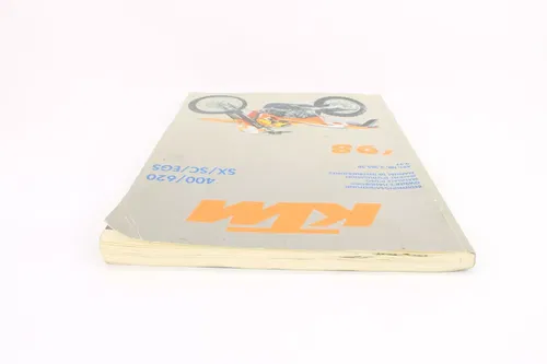 1998 Ktm 620 400 SX SC EGS Original Owners Manual Book 9681