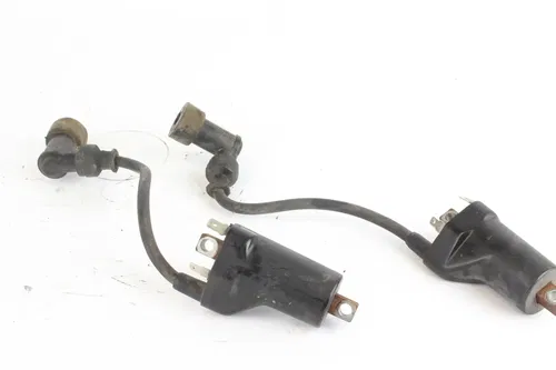 1992 Suzuki Gs500e Ignition Coils Coil Spark Plug Caps with bolts c3064
