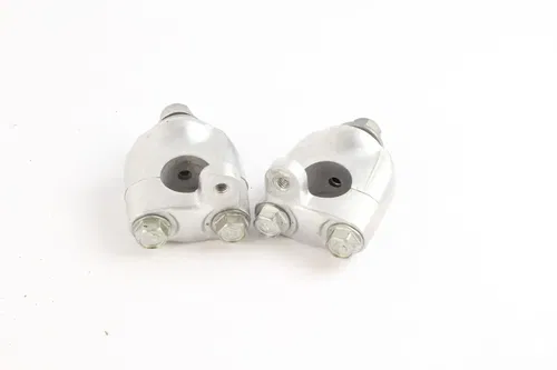 2003 Honda Recon 250 Trx250es Chrome Oem Handlebar Handle Clamps Mounts S7702