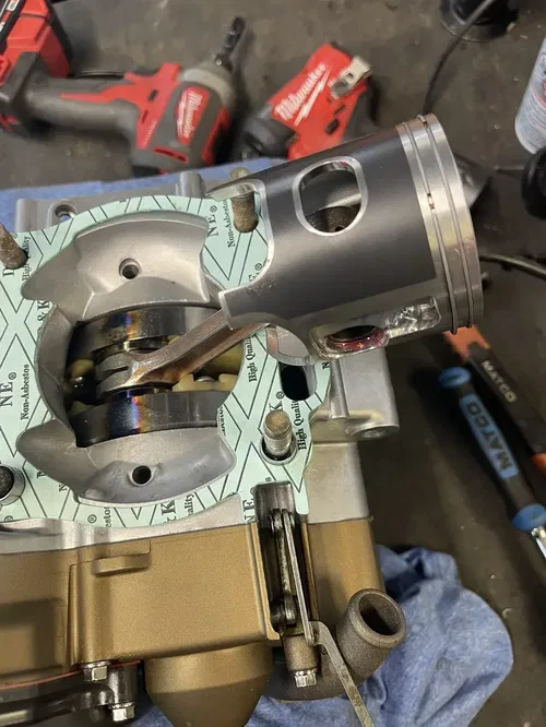 CR KX RM YZ 125 250 2 stroke TOTAL Engine Motor Rebuild - Parts&Labor - Blaster