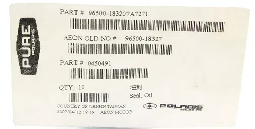 OEM Polaris Scrambler Sportsman Steering Stem Oil Seal 0450491 2688