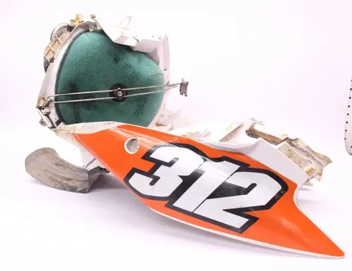 2014 Ktm 450 Sxf Air Cleaner Filter Box Case Complete r1593
