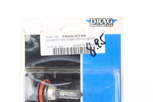 Drag Specialties Harley-Davidson H11 Halogen Lo Headlight Bulb 2060-0208 2688