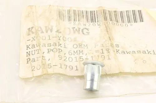 1992 Kawasaki Ninja Zx7 Zx750j  Pop Nut k7248
