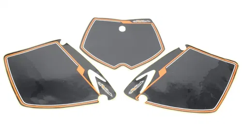 N-STYLE 99-02 KTM 125 250 520 Front Side Plate Number Graphics Sticker Kit 2688