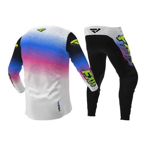 FXR Gear Combo w/ Gloves - FXR Podium Retro - L / 34 (Gloves: L)