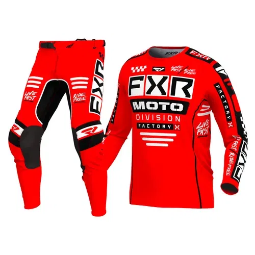 2024 FXR Gear Combo - FXR Podium Red - L / 34