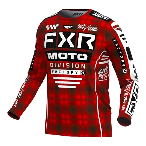 2024 FXR Gear Combo - FXR Podium Red Plaid - XXL / 38