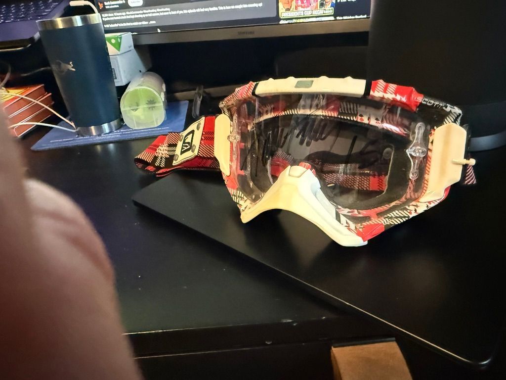 Autographed Tim Ferry SCOTT USA Goggles
