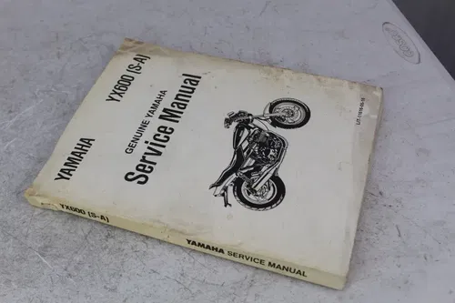 1986 - 1990 Genuine Yamaha Radian YX600 (S-A) Service Manual YX 600