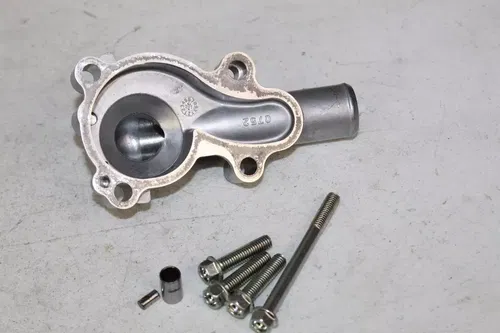 NEW 2019 - 2023 Kawasaki KX450 OEM Water Pump Cover 16142-0752 screws dowels KX
