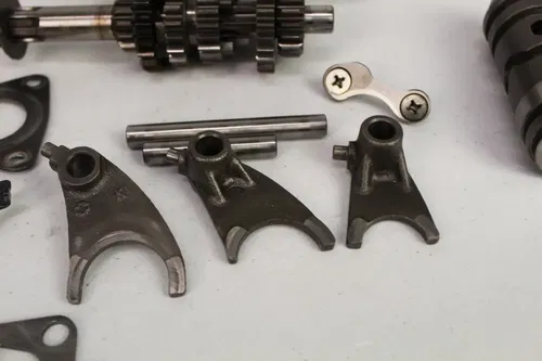 1983 Suzuki RM80 OEM Transmission assembly with shifting mechanism RM 80