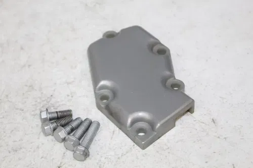 1998 - 2002 Kawasaki KX125 OEM Cylinder Side Cover 14090-1829 Bolts KX 125 0/6