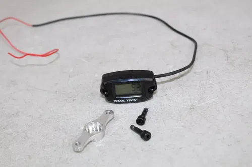 Trail Tech Hour Meter with Mount Bracket CR KX KTM RM YZ 125 250 450 5.2 hours