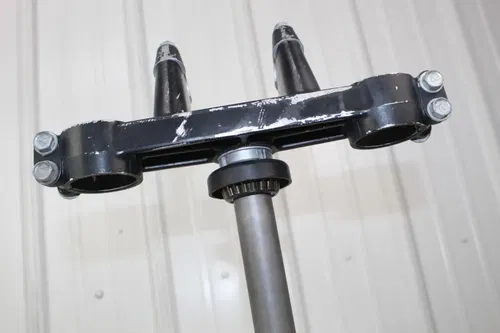 1984 Kawasaki KX125 Triple Clamp Set Upper Lower Clamps KX 125 250 500 1983 84/4