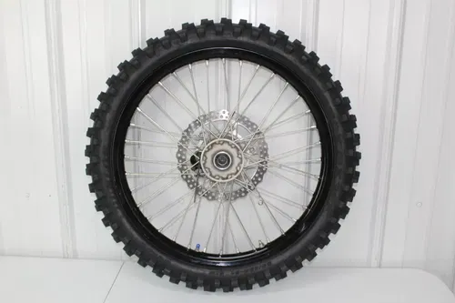 2009 - 2014 Kawasaki KX250F Black Front Wheel assembly KX 250 450 13/5
