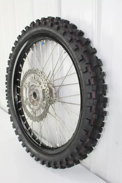 2009 - 2014 Kawasaki KX250F Black Front Wheel assembly KX 250 450 13/5