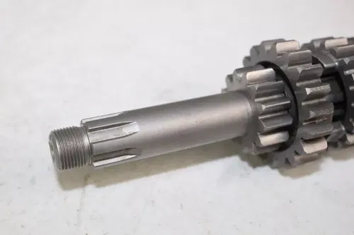 1983 - 1985 Yamaha YZ125 Transmission Main Axle Shaft with Gears YZ 125 83