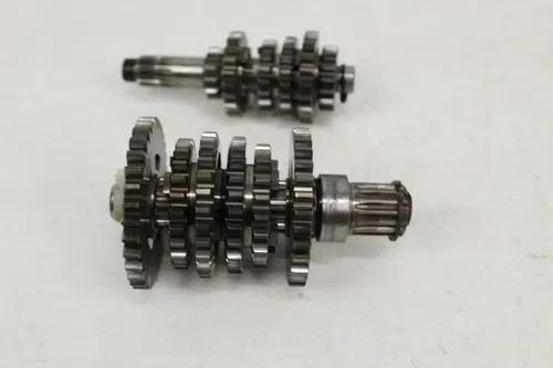 1984 KTM 125 MX MXC Transmission assembly Gears Shaft Forks Shift Mechanism 84