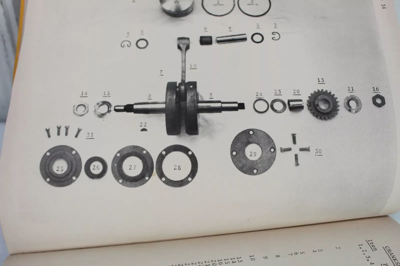 1973 CZ380 Crankcase Crankshaft Seal Retainers screws CZ 380