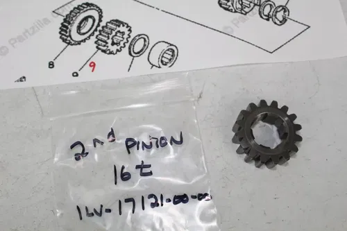 1987 Yamaha YZ490 2nd Pinion Gear 1LV-17121-00-00 YZ 490 1986 - 1990 WR500 92 93