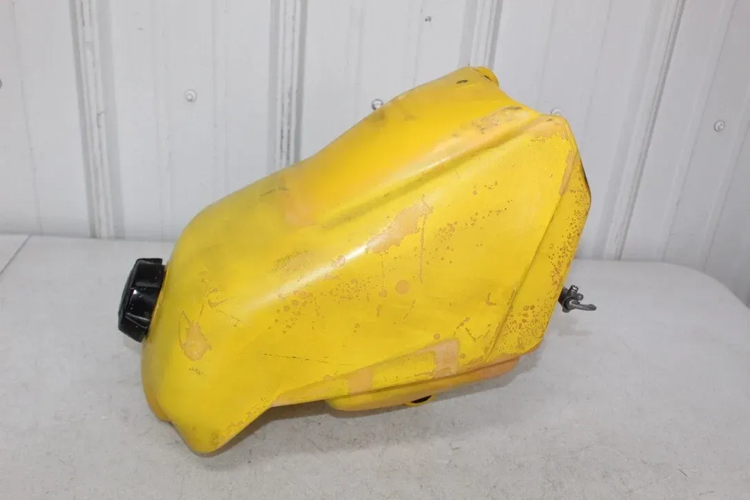 1984 - 1988 Suzuki RM125 OEM Gas Fuel Tank 44101-14841-25Y Cap Petcock RM 125