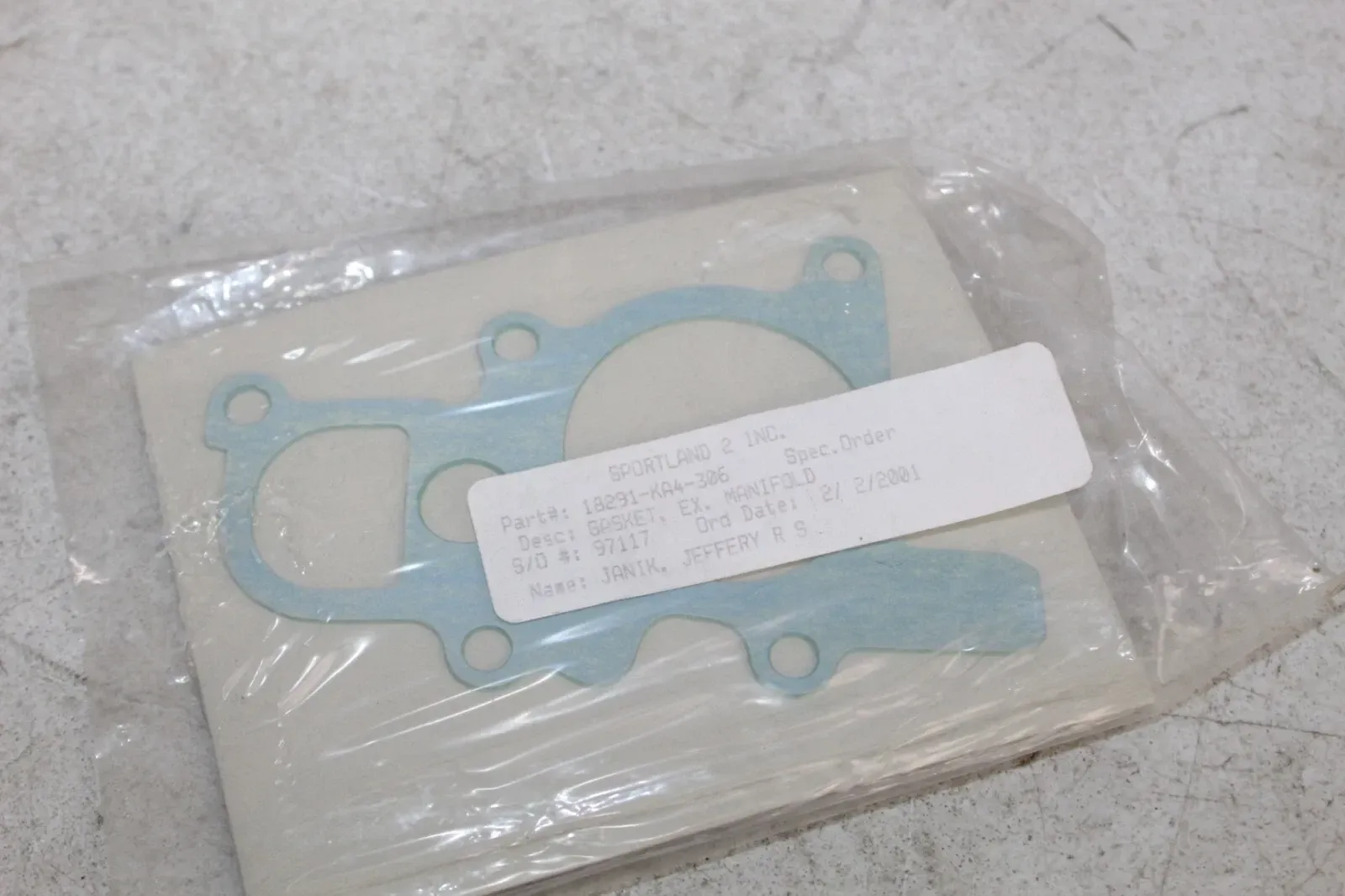 NEW 1984 Honda CR250R OEM Exhaust Manifold Gasket 18291-KA4-306 CR250 CR 250