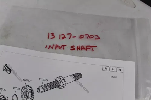 2019 - 2023 Kawasaki KX450 Transmission Input Shaft 13127-0703 KX 450 20/3