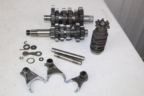 1999 - 2002 Kawasaki KX125 OEM Transmission Set Shafts Gears Forks Drum KX 125