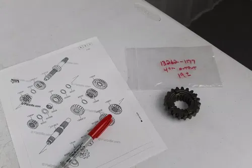 2019 - 2023 Kawasaki KX450 Transmission 4th Gear output 13262-1177 KX 450 20/3