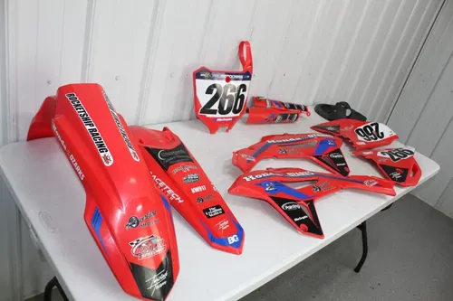 2021 - 2024 Honda CRF450R Plastic Fenders Shrouds Panels Plate CRF250R 22 - 24