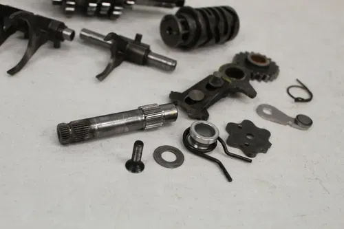 1984 KTM 125 MX MXC Transmission assembly Gears Shaft Forks Shift Mechanism 84