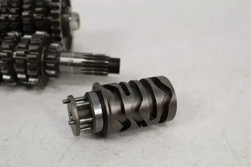 1984 KTM 125 MX MXC Transmission assembly Gears Shaft Forks Shift Mechanism 84