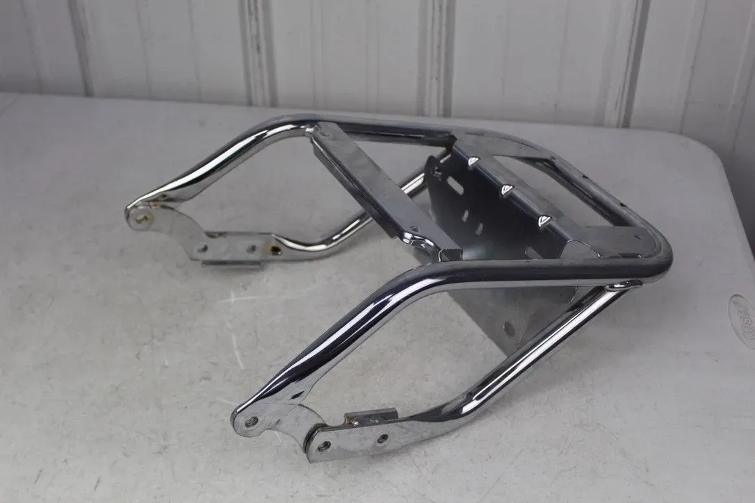 2013 Harley Davidson Electra Glide Classic OEM Chrome Rear Luggage Rack 53411-09