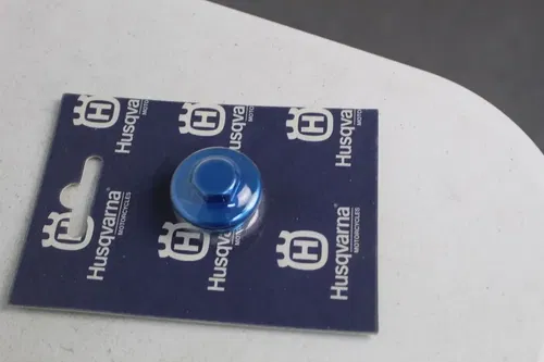 NEW 2014 - 2022 Husqvarna Anodized Blue Oil Cap FC FE 250 350 450 501